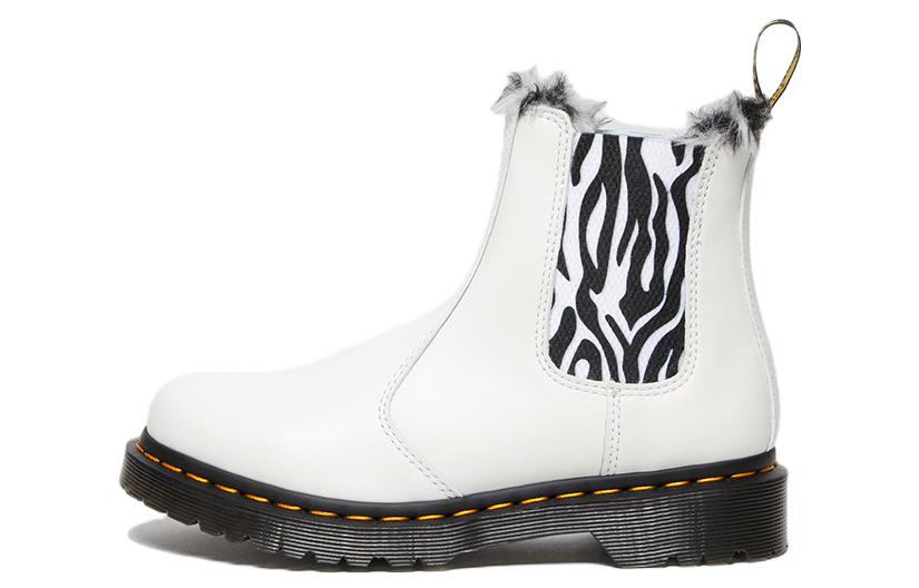 (W) Dr. Martens Leather Chelsea Boot 'White'