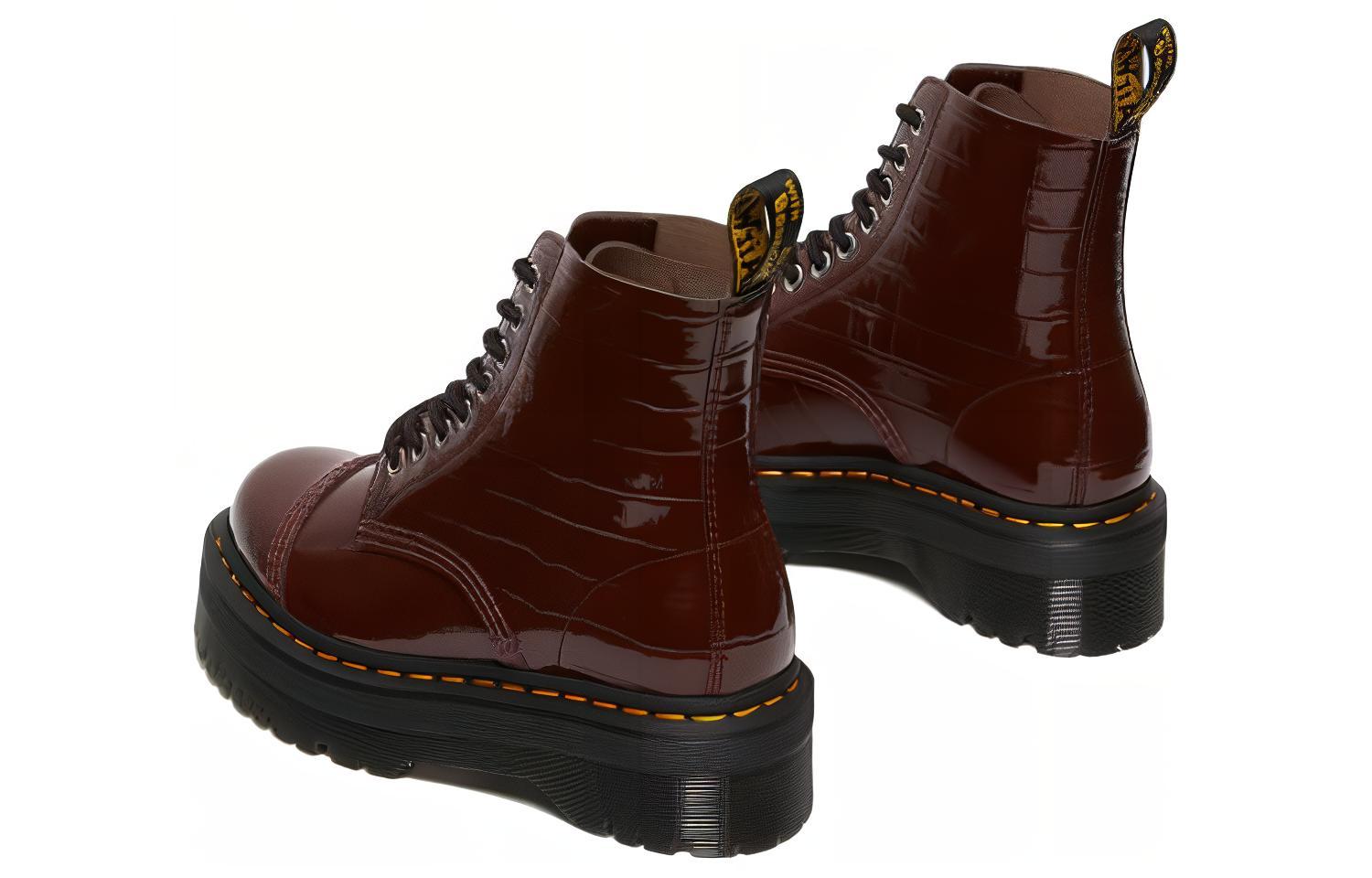 (W) Dr. Martens Leather CMFT Fashion Mid-Cut Boot 'Red Brown' 圖 3