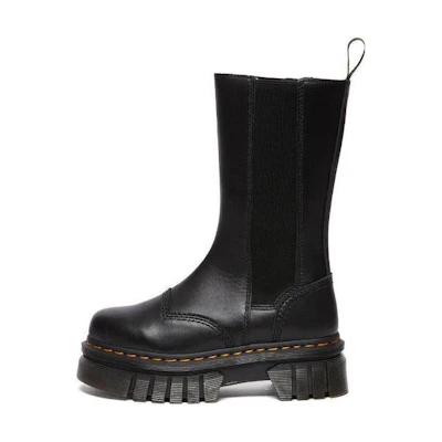 (W) Dr. Martens Audrick Tall Platform Chelsea Boots 'Black'