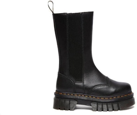 (W) ドクターマーチン レザー快適ミドルチェルシーブーツ (黒) 30966001 Order (W) ドクターマーチン レザー快適ミドルチェルシーブーツ (黒) 30966001