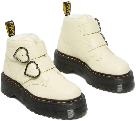 (W) Dr. Martens Sepatu Boot Kulit Platform 'Cream Yellow' 27347282 Lookbook (W) Dr. Martens Sepatu Boot Kulit Platform 'Cream Yellow' 27347282