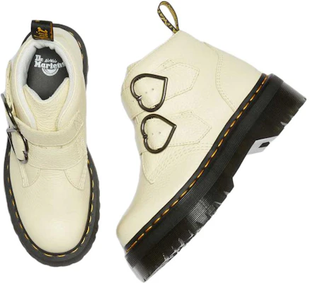 (W) Dr. Martens Sepatu Boot Kulit Platform 'Cream Yellow' 27347282 Shop (W) Dr. Martens Sepatu Boot Kulit Platform 'Cream Yellow' 27347282