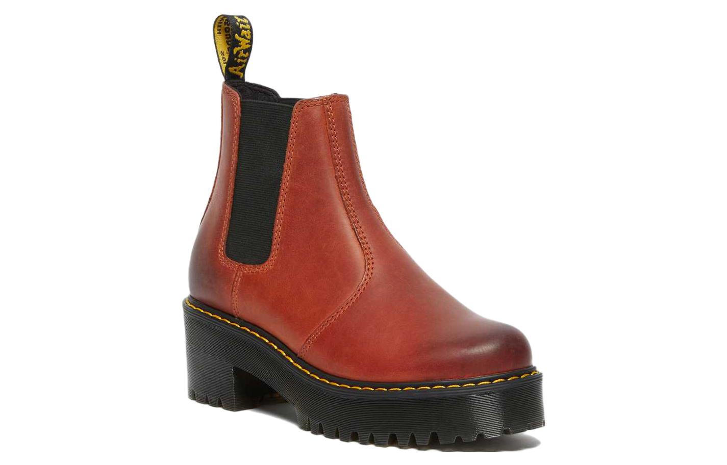Order (Women) Dr. Martens Leather Fashion Platform Chelsea Boot 'Red' 27367283