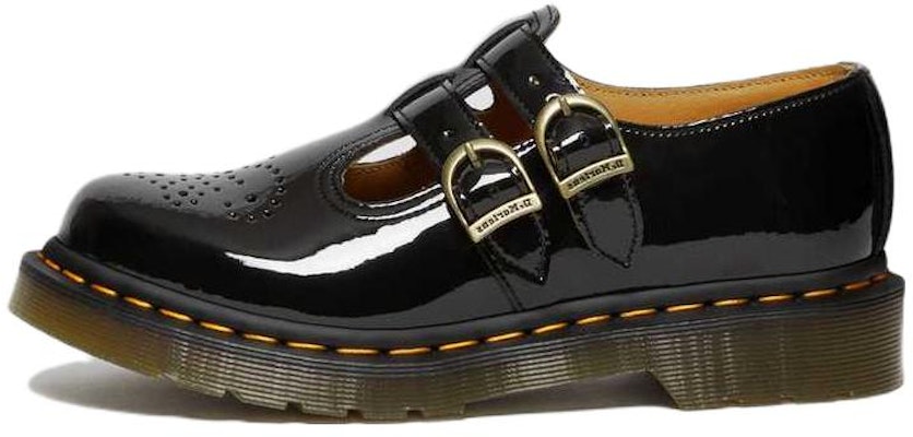 (Women) Dr. Martens Leather Flat 'Adjustable Buckle Black' 12916002 Buy (Women) Dr. Martens Leather Flat 'Adjustable Buckle Black' 12916002