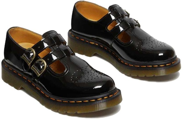 (Women) Dr. Martens Leather Flat 'Adjustable Buckle Black' 12916002 Lookbook (Women) Dr. Martens Leather Flat 'Adjustable Buckle Black' 12916002
