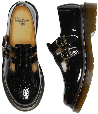 (Women) Dr. Martens Leather Flat 'Adjustable Buckle Black' 12916002 Purchase (Women) Dr. Martens Leather Flat 'Adjustable Buckle Black' 12916002