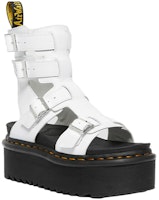 Dr.Martens馬汀博士 皮革 厚底角斗士 時尚涼拖 女款 白色 Order Dr.Martens馬汀博士 皮革 厚底角斗士 時尚涼拖 女款 白色