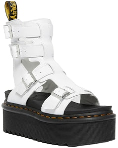 (W) 닥터마틴 화이트 레더 플랫폼 글래디에이터 샌들 27354100 Order (W) 닥터마틴 화이트 레더 플랫폼 글래디에이터 샌들 27354100