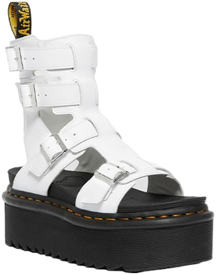 (W) Dr. Martens Sandal Gladiator Kulit Flatform 'Putih' 27354100 Order (W) Dr. Martens Sandal Gladiator Kulit Flatform 'Putih' 27354100