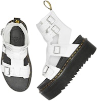 Dr.Martens馬汀博士 皮革 厚底角斗士 時尚涼拖 女款 白色 Purchase Dr.Martens馬汀博士 皮革 厚底角斗士 時尚涼拖 女款 白色