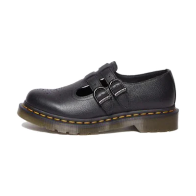(W) Dr. Martens Leather Mary Jane 'Classic Black'