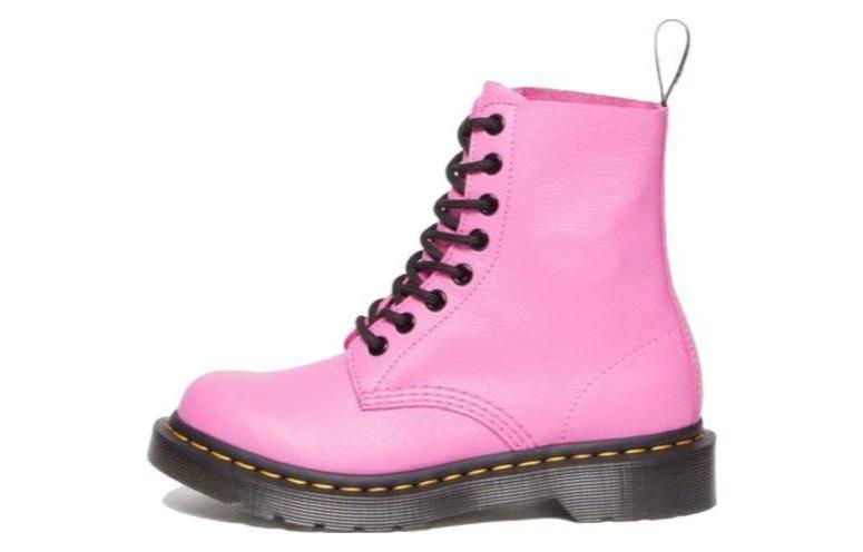 (W) Dr. Martens 1460 Pascal Virginia Leather Boot Thrift Pink