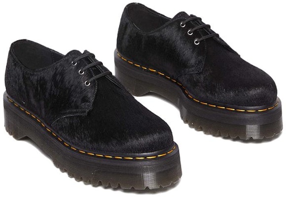 Dr. Martens 1461 Hair-On Platform Shoes 'Black Hair On' 31096001 Order Dr. Martens 1461 Hair-On Platform Shoes 'Black Hair On' 31096001
