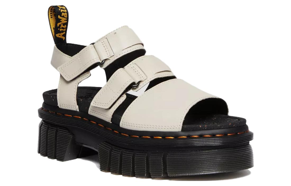 Dr. Martens Ricki Nappa Lux Leather 3-Strap Platform Sandals 'White' 圖 2