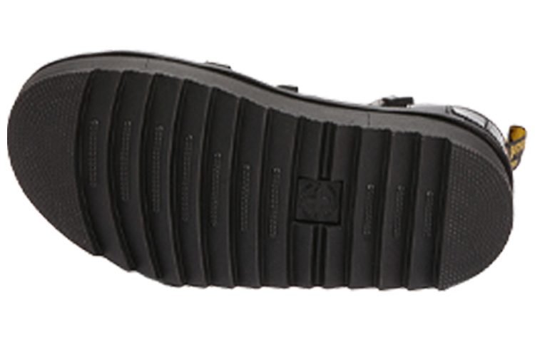 (W) Dr. Martens Leather Platform Sandal 'Black CMFT' 圖 5