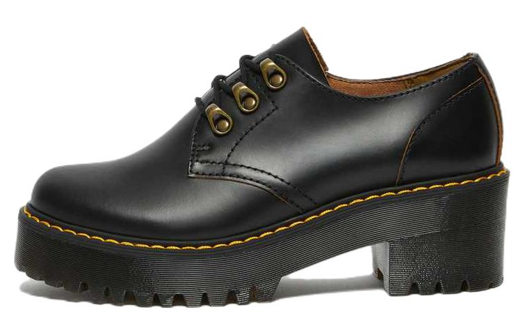 (W) Dr. Martens Leather Retro CMFT Thick Sole 'Black'