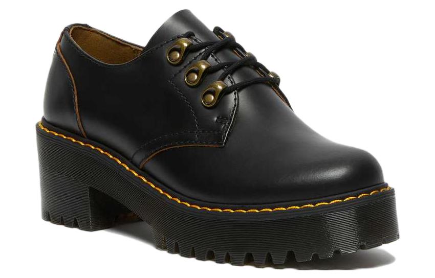 (W) Dr. Martens Leather Retro CMFT Thick Sole 'Black' 圖 2