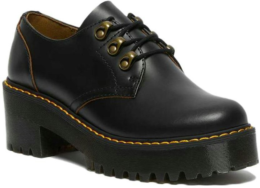 (W) Dr. Martens Cuir Rétro Confort Semelle Épaisse ''Noir'' 27368001 Lookbook (W) Dr. Martens Cuir Rétro Confort Semelle Épaisse ''Noir'' 27368001