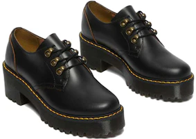 Shop (W) Dr. Martens Cuir Rétro Confort Semelle Épaisse ''Noir'' 27368001