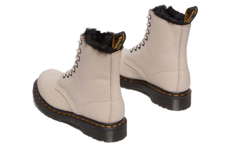 (W) Dr. Martens Leather Round-Toe Lace-Up Ankle Boot 'Greige' 圖 4