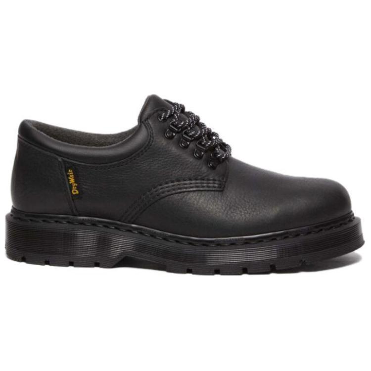 (W) Dr. Martens Leather Round Toe Lace-Up 'Black Casual' 圖 2