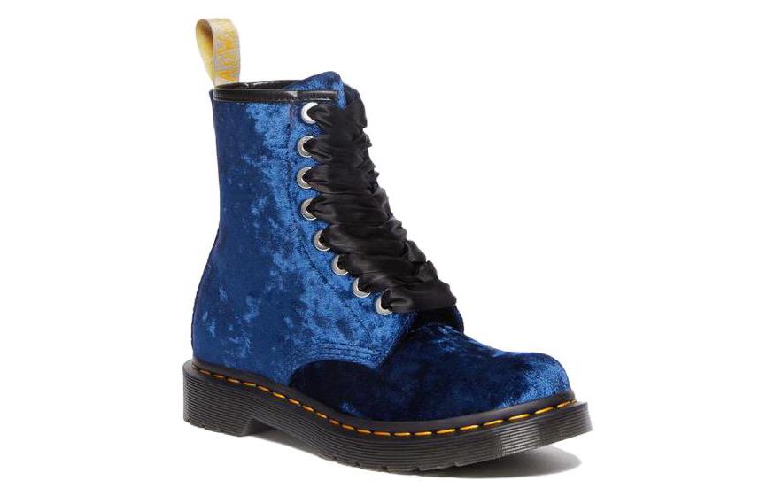 (W) Dr. Martens Leather Round Toe Lace-Up Ankle Boot 'Deep Blue' 圖 3