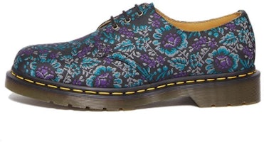 Dr. Martens 1461 Floral Jacquard Oxord Shoes 'Black Purple' 31135548 Dr. Martens 1461 Floral Jacquard Oxord Shoes 'Black Purple' 31135548