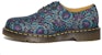 Dr. Martens 1461 Kasut Oxford Floral Jacquard 'Hitam Ungu' 31135548
