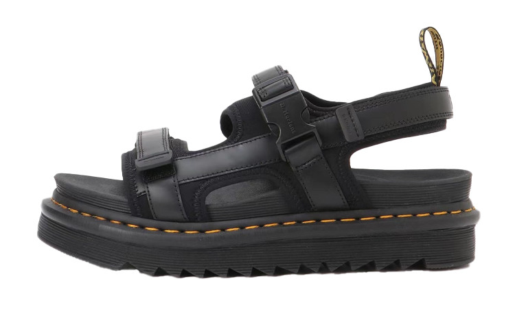 (Women) Dr. Martens Leather Sandal 'Black Casual Fashion' 27966001
