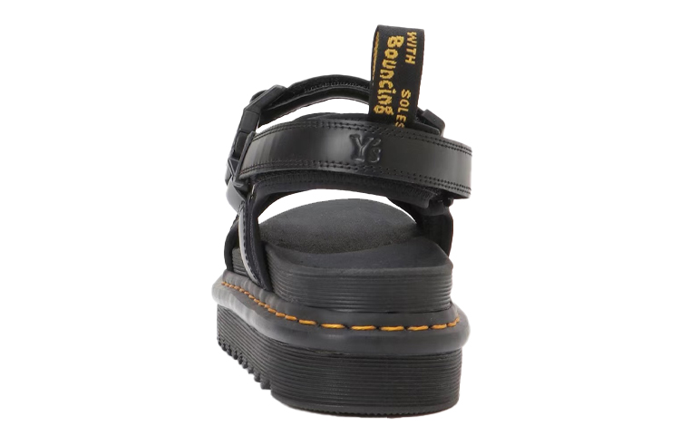 (W) Dr. Martens Leather Sandal 'Black Casual Fashion' 圖 3