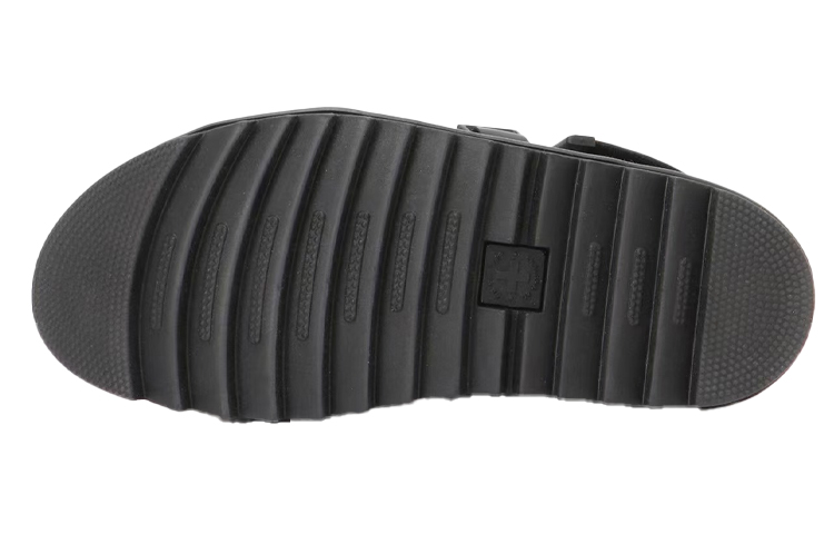 (W) Dr. Martens Leather Sandal 'Black Casual Fashion' 圖 4