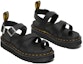 Lookbook (W) Sandal Kulit Dr. Martens 'Comfort Tie Fashion Slide Hitam' 27345001