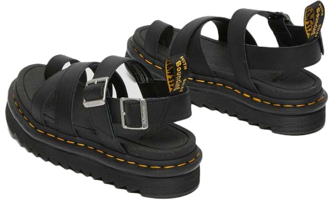 (Women) Dr. Martens Avry Hydro Leather Strap Sandal 'Black' 27345001 Shop (Women) Dr. Martens Avry Hydro Leather Strap Sandal 'Black' 27345001