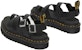 (W) Sandal Kulit Dr. Martens 'Comfort Tie Fashion Slide Hitam' 27345001