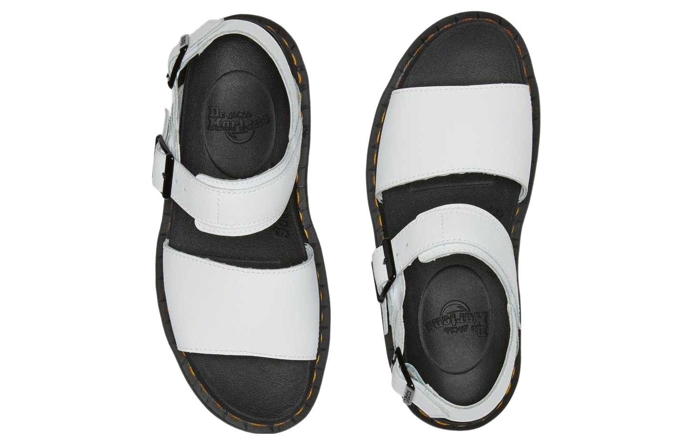 Shop (W) Sandalia de Cuero Dr. Martens 'White Fashion Tie' 26541100