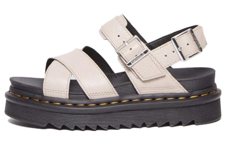 (Women) Dr. Martens Leather Soft Comfort Thick Sole Slingback Sandals 'Taupe' 31175348