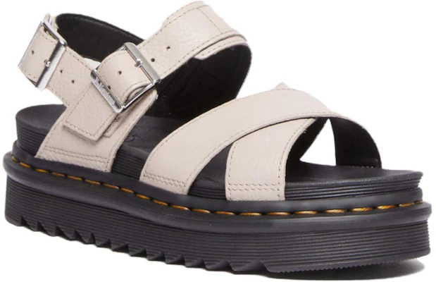 (W) Dr. Martens Leren Comfort Sandalen met Dikke Zool Slingback ''Taupe'' 31175348 Order (W) Dr. Martens Leren Comfort Sandalen met Dikke Zool Slingback ''Taupe'' 31175348