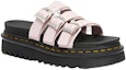 Order (W) Dr. Martens Sandal Tapak Tebal Kulit 'Pink Comfort Buckle' 27294279