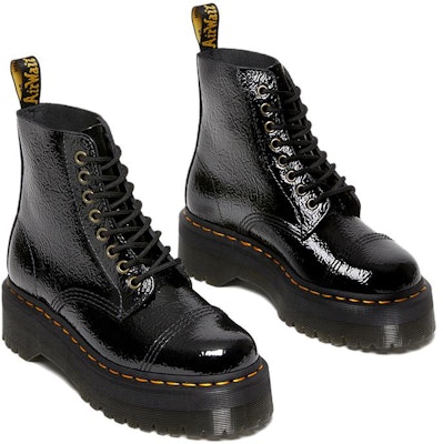 (W) 马汀博士黑色厚底皮短靴 27720001 Lookbook (W) 马汀博士黑色厚底皮短靴 27720001