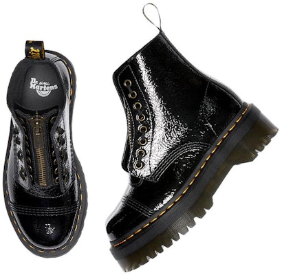 (W) 马汀博士黑色厚底皮短靴 27720001 Purchase (W) 马汀博士黑色厚底皮短靴 27720001