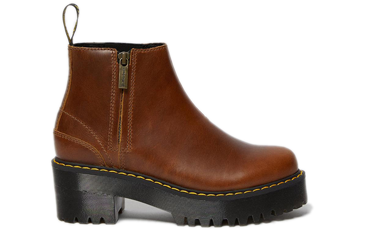 Order (W) 马丁靴拉链切尔西靴“棕色” 26199243
