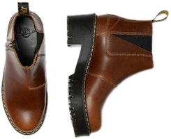 (W) 马丁靴拉链切尔西靴“棕色” 26199243 Shop (W) 马丁靴拉链切尔西靴“棕色” 26199243