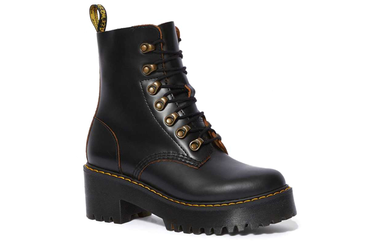 (W) Dr. Martens Leona 'Black' 圖 2