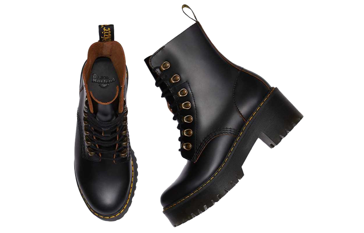 (W) Dr. Martens Leona 'Black' 圖 4