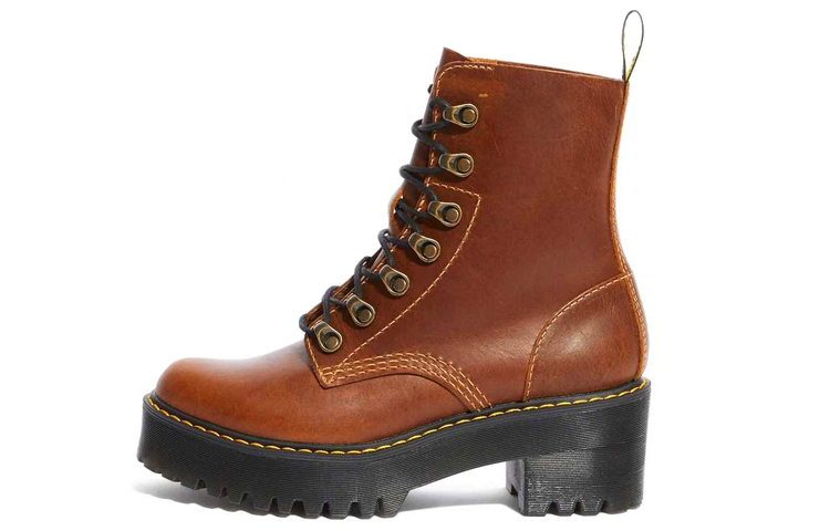 Buy (W) ドクターマーチン Leonaブラウン 22781243