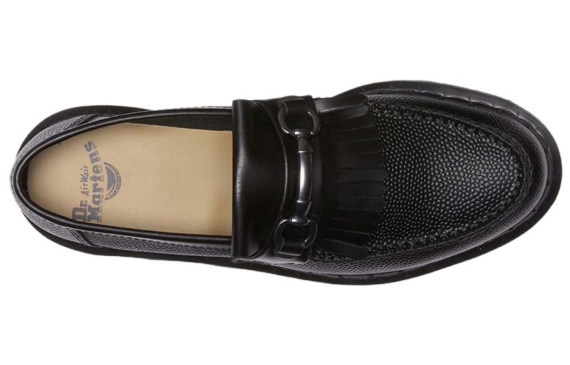 Dr. Martens Adrian Snaffle Pebble Grain Leather Kiltie Loafer Black 圖 3