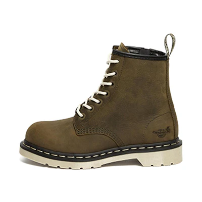 (W) Dr. Martens Maple Zip Boot 'Olive Green'