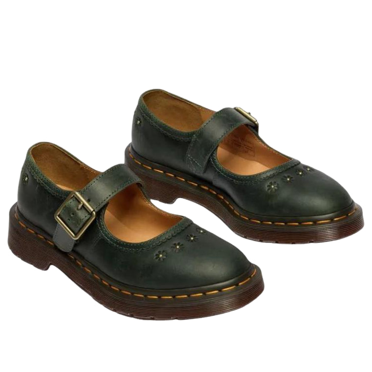 Lookbook (W) Dr. Martens 马汀博士 Mary Jane Flower DMS Green 绿色花卉玛丽珍鞋 42391300