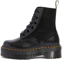 (Women) Dr. Martens Molly Leather Platform Boot 'Black' 24861001 (Women) Dr. Martens Molly Leather Platform Boot 'Black' 24861001