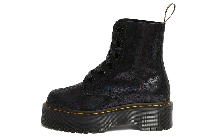 (W) Dr. Martens Molly Metallic Black